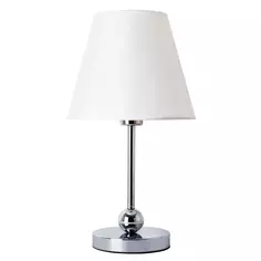 Настольная лампа Arte lamp Elba E27 1x60 хром