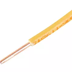 Кабель Альфакабель ПУВ 1x2.5 мм на отрез ГОСТ цвет желтый