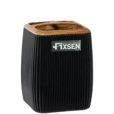 Стакан Fixsen Black Wood черный пластик