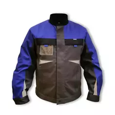 Куртка рабочая Крэт цвет серый/черный/синий размер M рост 170-176 см Без бренда