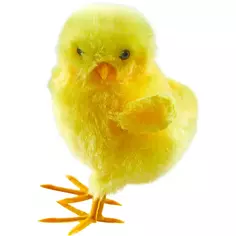 Сувенир пасхальный Цыпленок 5х5х7 см желтый Без бренда