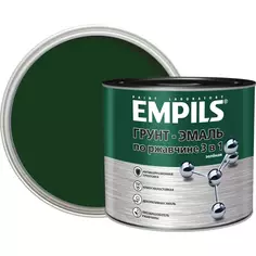 Грунт-эмаль по ржавчине 3 в 1 Empils PL гладкая цвет зеленый 2.7 кг Эмпилс