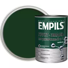 Грунт-эмаль по ржавчине 3 в 1 Empils PL гладкая цвет зеленый 0.9 кг Эмпилс