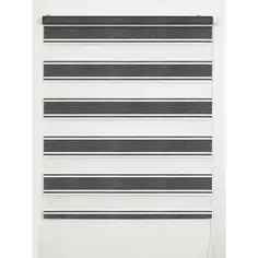 Штора рулонная день-ночь Дэли 50x160 см серая Miamoza