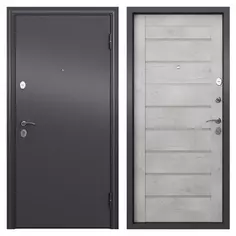 Дверь входная металлическая Страйд Тиволи 950 мм правая цвет серый Torex