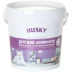 Краска для детских комнат Husky цвет белый 0.9 л