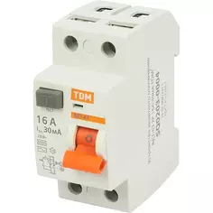 УЗО Tdm Electric ВД1-63 2P 16 A 30 мА 4.5 кА AC SQ0203-0004
