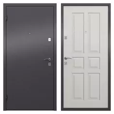 Дверь входная металлическая Альта Фина 860 см левая цвет белый Torex