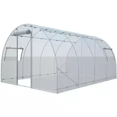 Каркас теплицы Тропиканка с тентом 390x300x200 см сталь/ПВХ Без бренда
