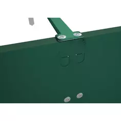 Удлинитель высокой грядки 70х100х16 см сталь зеленый Без бренда