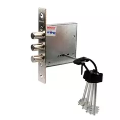 Замок врезной Border 70911-ЗВ8-8Д/15 цвет хром ПроСам