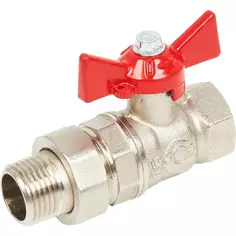 Кран шаровой Valfex 1/2" с американкой внутренняя-наружная резьба