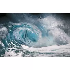 Картина на холсте Океанская волна 60x100 см Без бренда