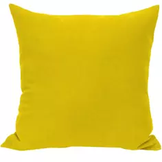 Подушка Lime 5 40x40 см цвет желтый Inspire
