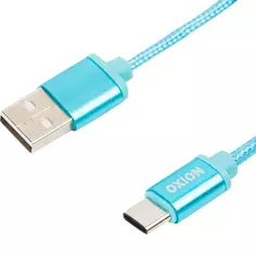 Кабель Oxion USB-Type-C 1.3 м 2 A цвет синий