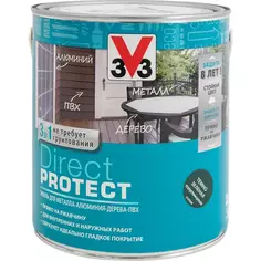 Эмаль по ржавчине V33 Direct Protect цвет темно-зеленый 2.5 л