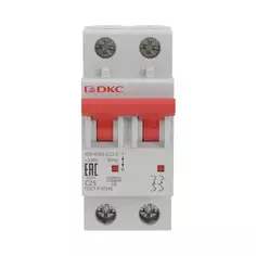 Автоматический выключатель DKC YON MD63 2P C25 А 6 кА