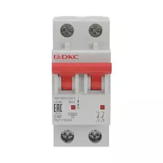 Автоматический выключатель DKC YON MD63 2P C40 А 6 кА