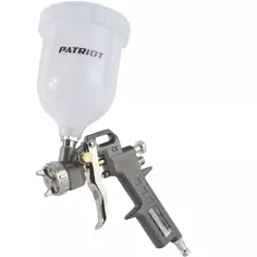 Краскораспылитель пневматический Patriot LV 162А LVLP верхний пластиковый бак 200 л/мин 0.5 л Патриот