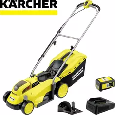 Газонокосилка аккумуляторная Karcher LMO Battery 18-33 Set 18 В 33 см АКБ и ЗУ в комплекте