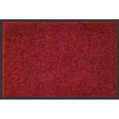 Коврик придверный полиамид Wash/Clean 40x60 см цвет красный Без бренда