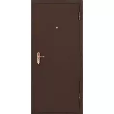 Дверь входная металлическая Профи Pro 206x86 см. правая антик медь Без бренда