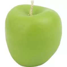 Свеча формовая Яблоко зеленая 5 см Без бренда