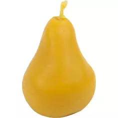 Свеча формовая Груша желтая 7 см Без бренда