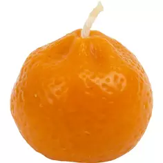 Свеча формовая Мандарин оранжевая 5 см Без бренда