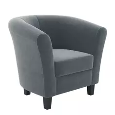 Кресло полиэстер Seasons Марсель CAMARO32 серое 85x73x77 см