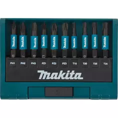 Набор бит магнитных Makita E-12011, 10 шт.