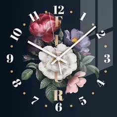 Часы настенные Artabosko Белль 13 квадратные стекло цвет черный бесшумные 30x30 см Без бренда