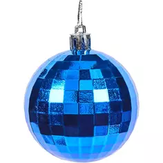 Елочный шар «Диско-шар» ø6 см пластик синий Без бренда