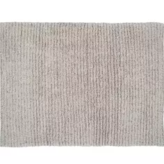 Коврик для ванной Willow Gray 80x50 см хлопок цвет серый Без бренда