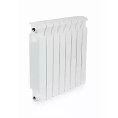 Радиатор Rifar Monolit 300/90 биметалл 8 секций боковое подключение цвет белый