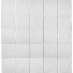 Листовая панель ПВХ Квадрат белый 700x700x3 мм 0.49 м² Grace