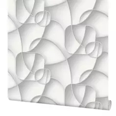 Обои флизелиновые Wall Up Simple белые 1.06 м 646108