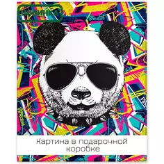Картина на холсте Граффити панда 40x50 см Fbrush