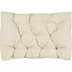 Подушка для садовой мебели Linen Way 62x44 см цвет кремовый