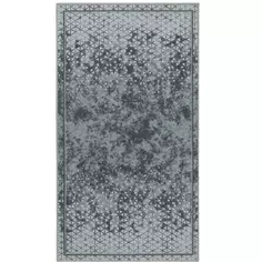 Ковер полиамид Тинео 9040 100х180 см цвет серый / серебристый Нева тафт