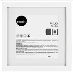 Рамка Inspire Milo 20x20 см цвет белый