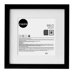 Рамка Inspire Milo 20x20 см цвет черный