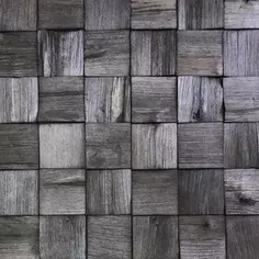 3D мозаика деревянная Arabesco цвет венге 80x80 мм 72 шт. 0.5 м²
