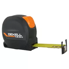 Рулетка Dexell к. Pro L2 8 м x 25 мм, магнитный наконечник, автоблокировка