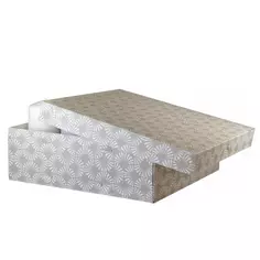 Коробка для хранения Ливистона 04 30.5x30.5x10 см полипропилен коричнево-белый Без бренда