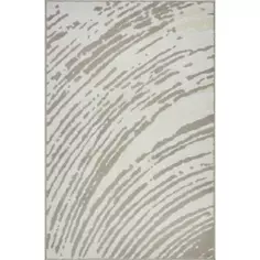 Ковер полипропилен Рони F069 80x120 см цвет бежево-белый Без бренда