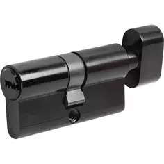 Цилиндр для замка с ключом 30x30 мм цвет черный
