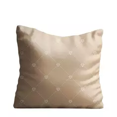 Подушка декоративная Nika Haushalt «С бриллиантами» 39x39 см цвет бежевый Без бренда
