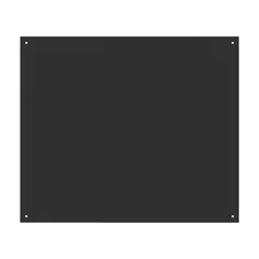 Стеновая панель Ферро 80x0.15x60 см металл цвет черный Без бренда
