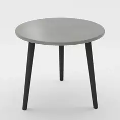 Столик круглый Orin 50x50x42 см серый Без бренда